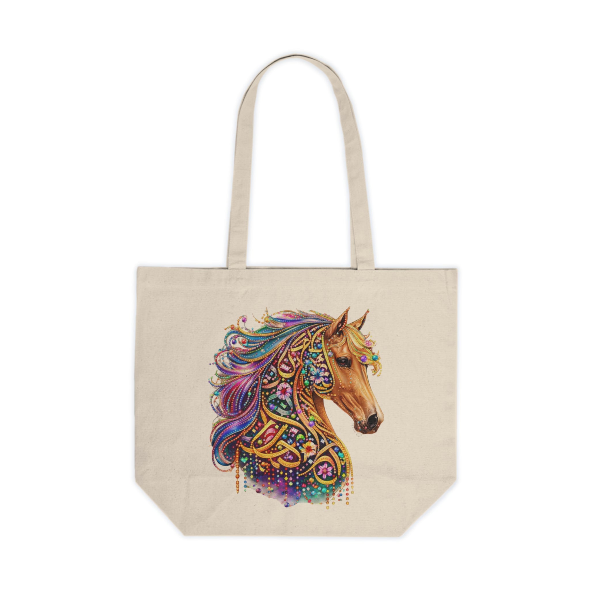 Nana Heart Charm Canvas Tote — Grandma Gift Tote Bag